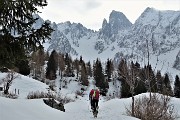 Invernale sui Monti Campione (2171 m) e Campioncino (2100 m) dai Campelli di Schilpario il 9 marzo 201  - FOTOGALLERY